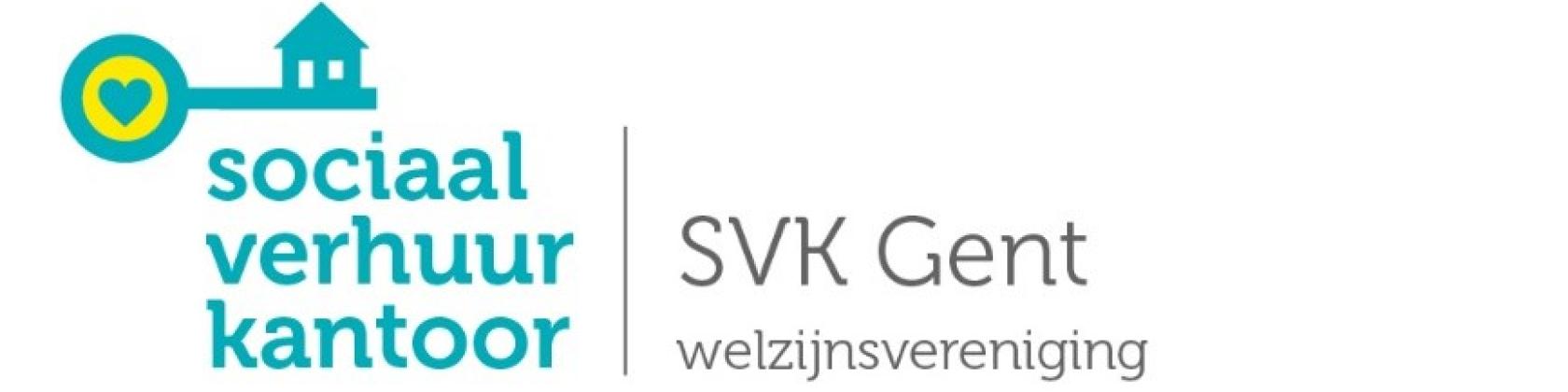 Dit is het logo van het Sociaal Verhuurkantoor Gent (SVK Gent)